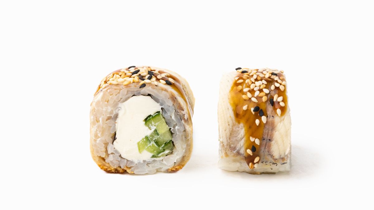 Унаги с огурцом