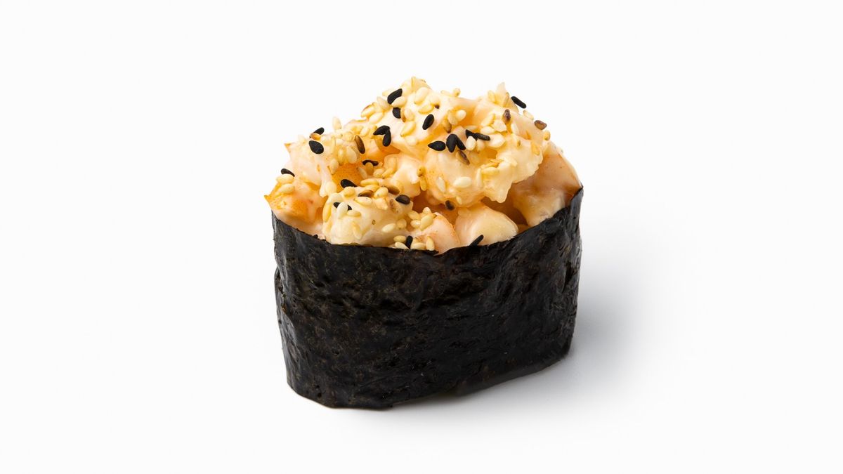 Гункан с креветкой